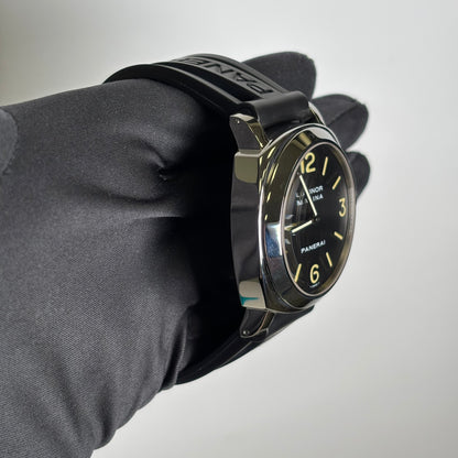 Panerai Luminor 44mm Black Dial Watch Ref# PAM00001 - Happy Jewelers Fine Jewelry Lifetime Warranty