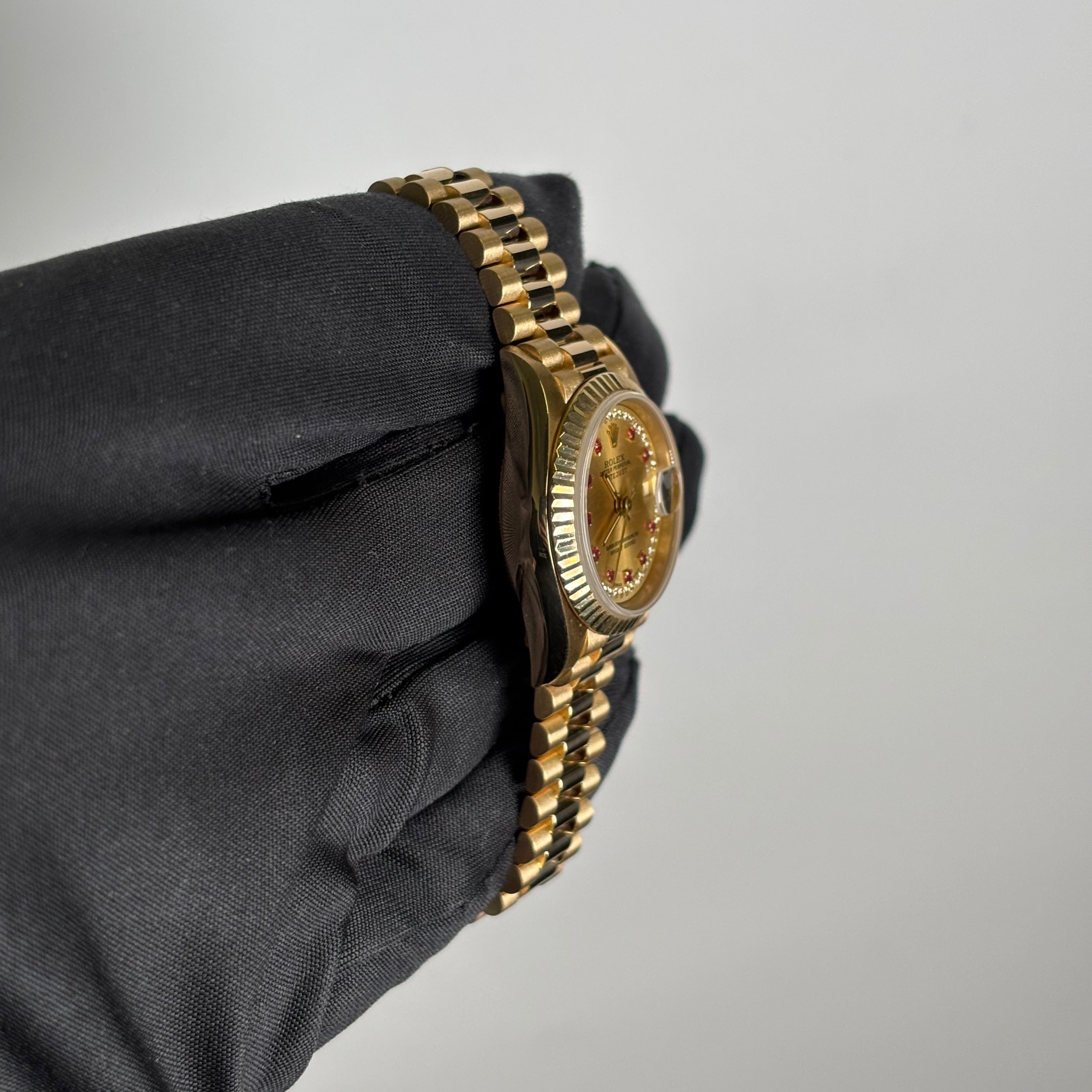 Rolex Datejust 26mm Champagne Dial Watch Ref# 69178 - Happy Jewelers Fine Jewelry Lifetime Warranty