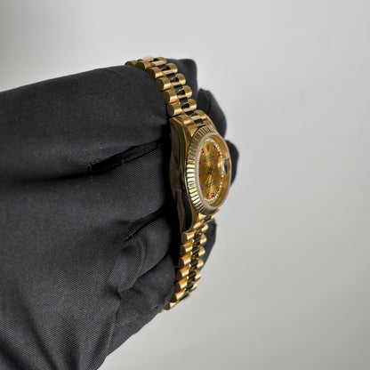 Rolex Datejust 26mm Champagne Dial Watch Ref# 69178 - Happy Jewelers Fine Jewelry Lifetime Warranty