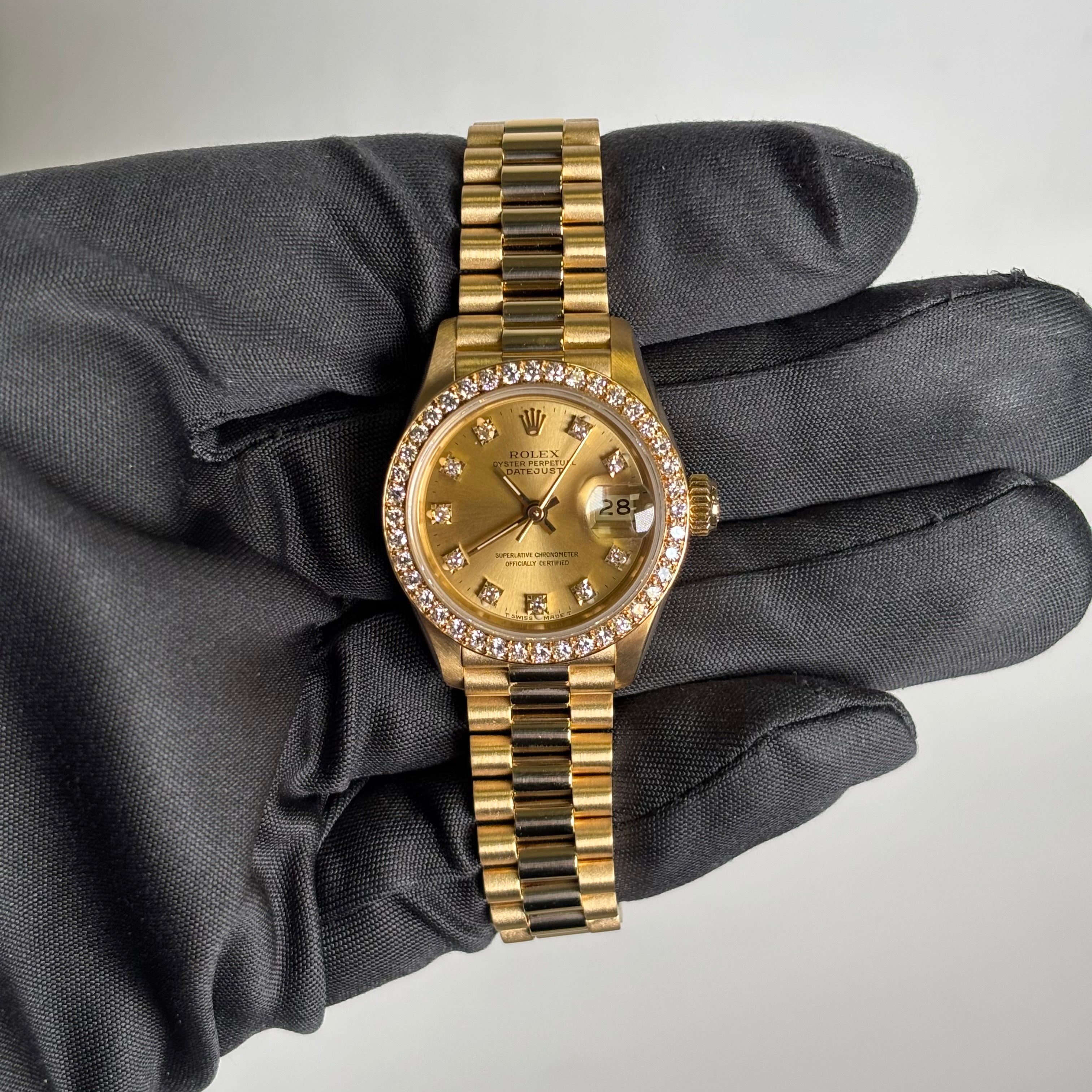 Rolex Datejust 26mm Champagne Dial Watch Ref# 69138 - Happy Jewelers Fine Jewelry Lifetime Warranty