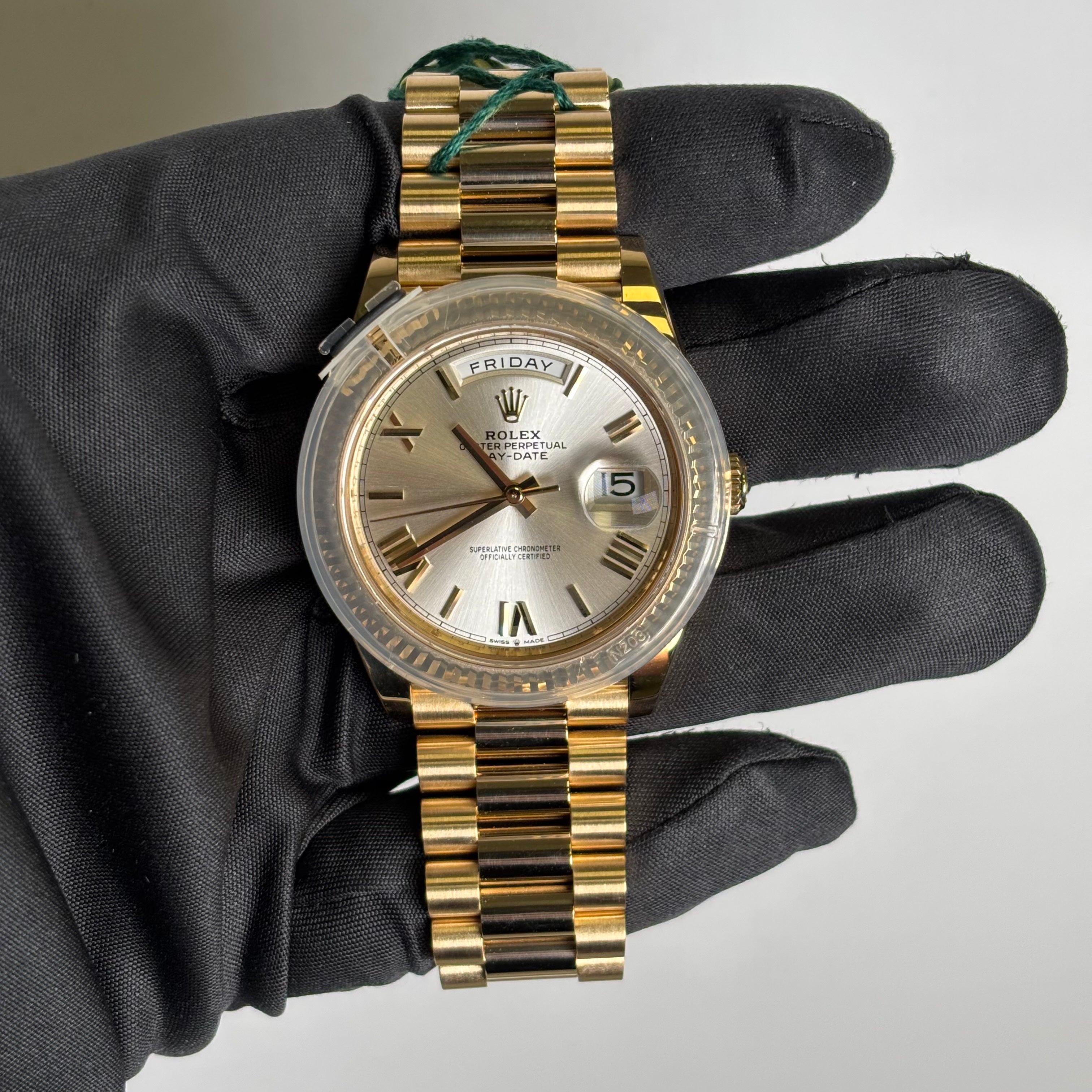 Rolex Day-Date 40mm Silver Dial Watch Ref# 228238 – Happy Jewelers