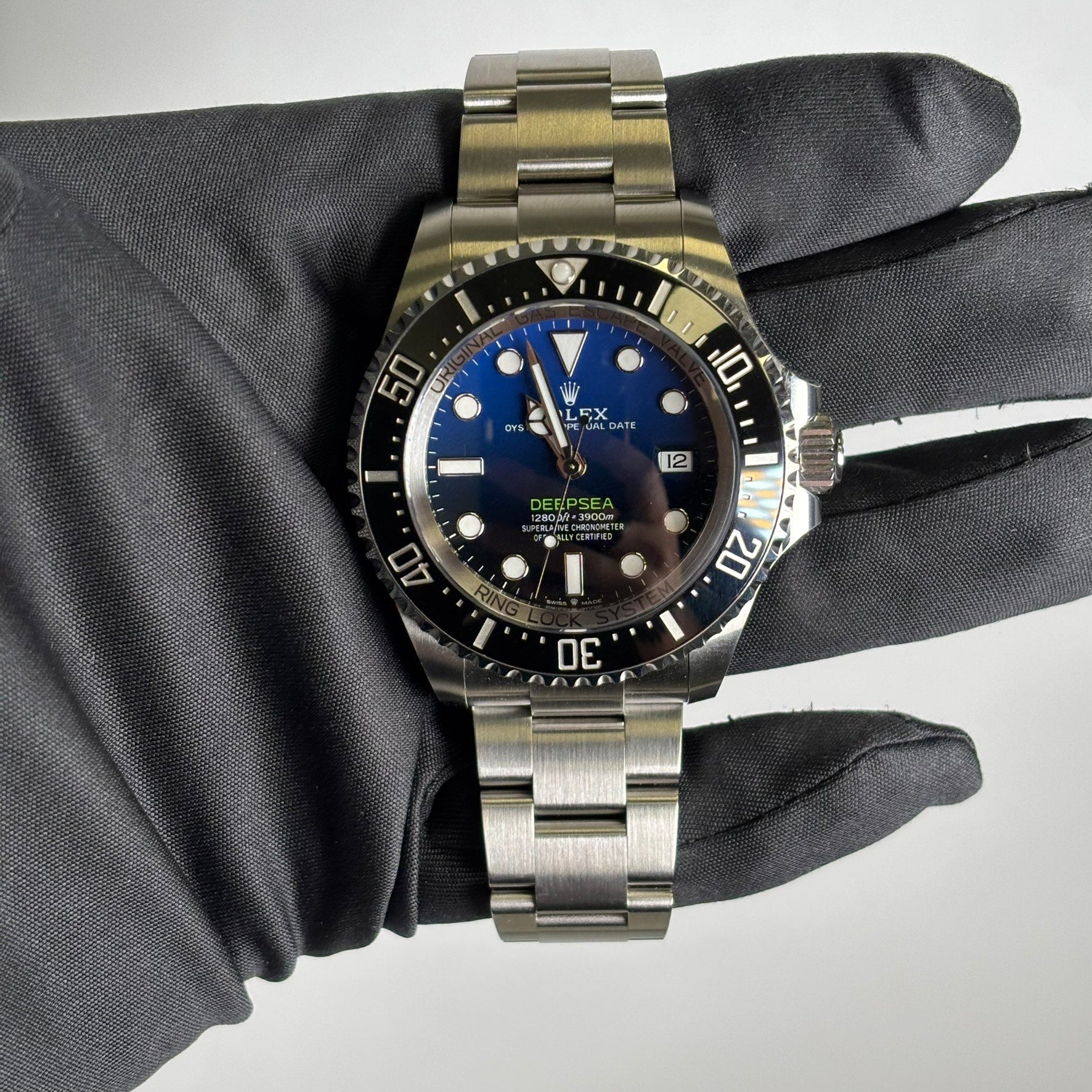 Rolex Sea-Dweller 44mm Black/Blue Dial Watch Ref# 136660 - Happy Jewelers Fine Jewelry Lifetime Warranty