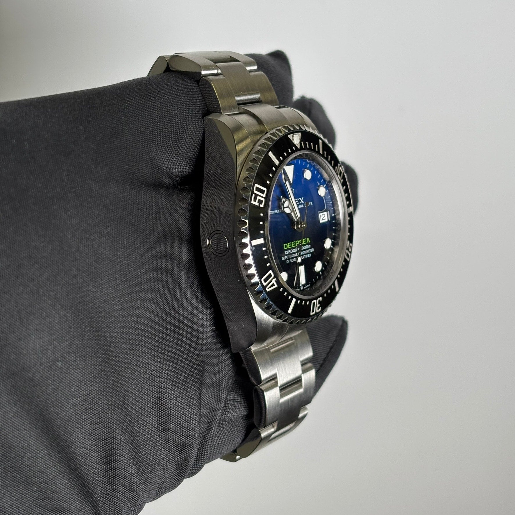 Rolex Sea-Dweller 44mm Black/Blue Dial Watch Ref# 136660 - Happy Jewelers Fine Jewelry Lifetime Warranty