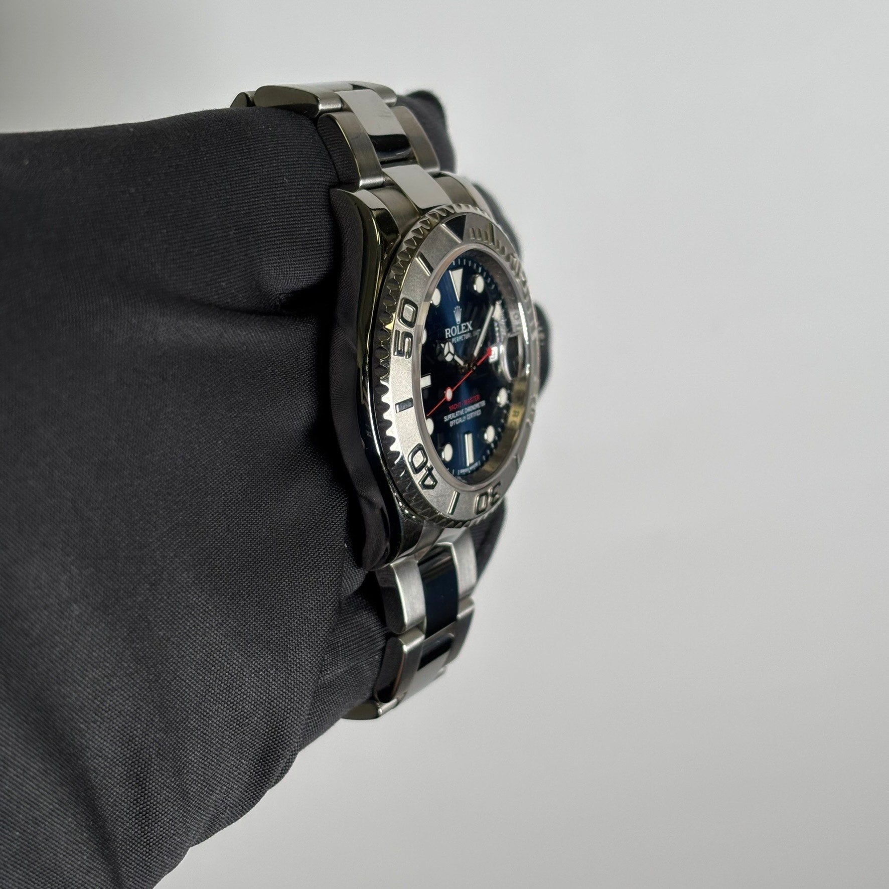Rolex Yacht-Master 40mm Blue Dial Watch Ref# 116622 - Happy Jewelers Fine Jewelry Lifetime Warranty