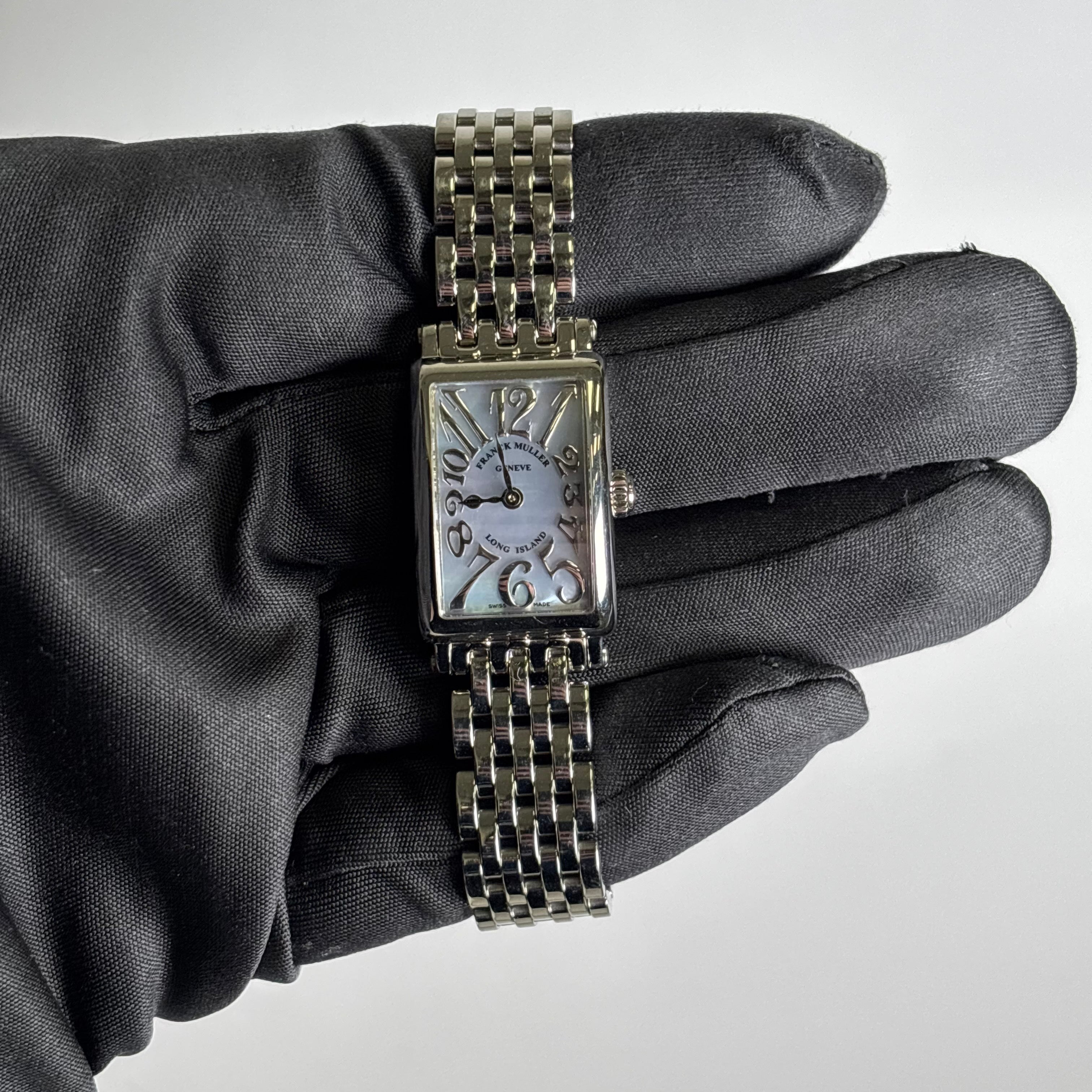 Franck Muller Long Island 18mm MOP Dial Watch Ref# 802 QZ REL MOP