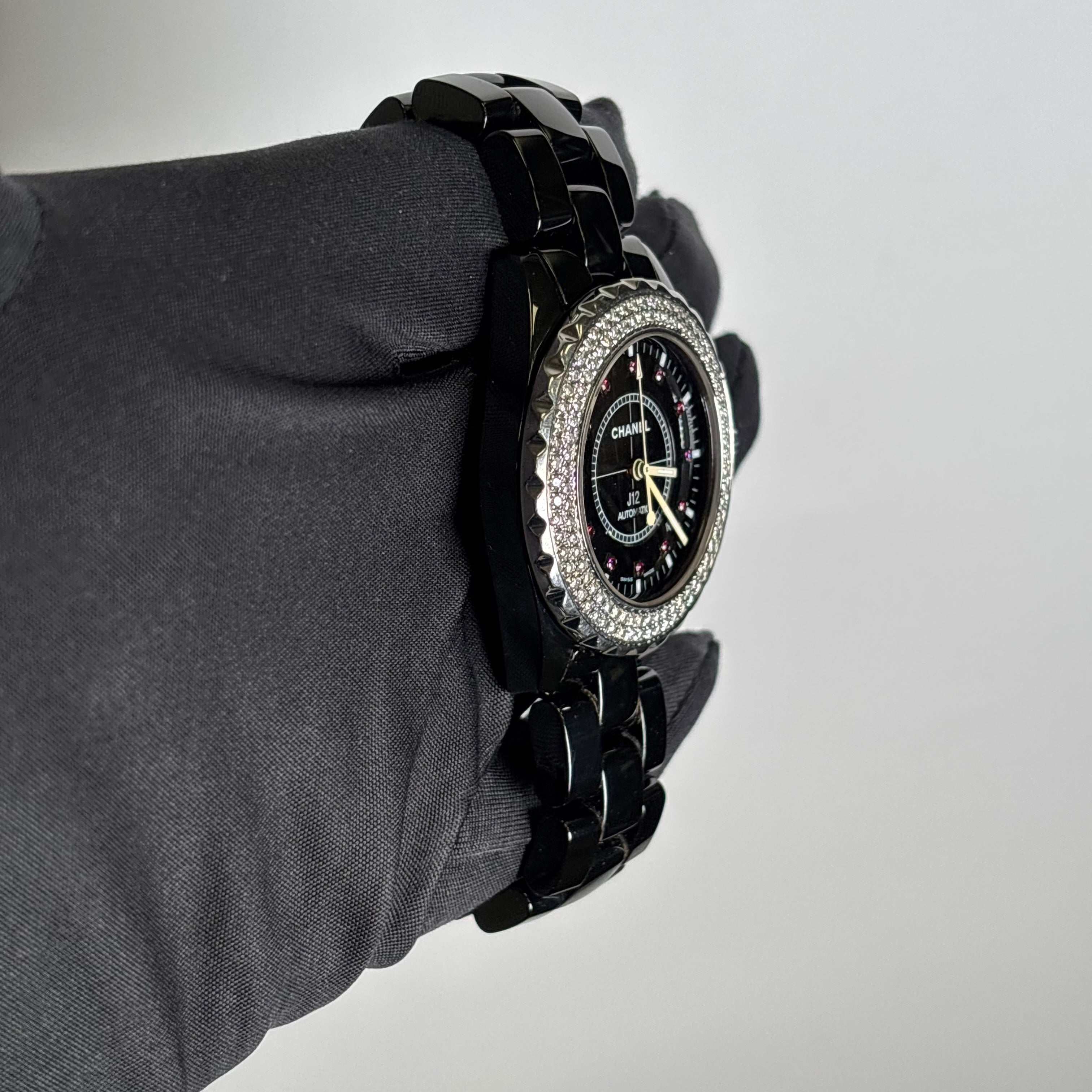 Chanel J12 42mm Black Dial Watch Ref# H2014 - Happy Jewelers Fine Jewelry Lifetime Warranty