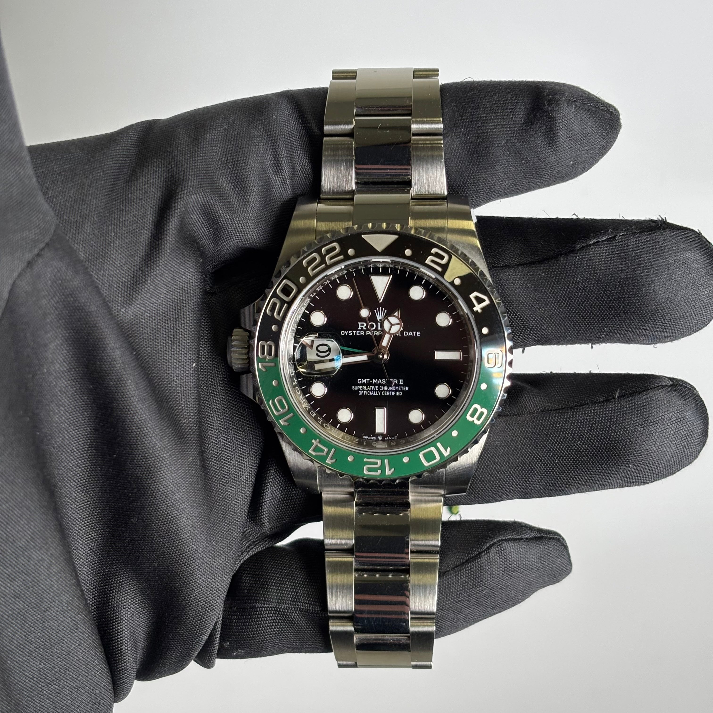 Rolex GMT-Master II 40mm Black Dial Watch Ref# 126720VTNR - Happy Jewelers Fine Jewelry Lifetime Warranty