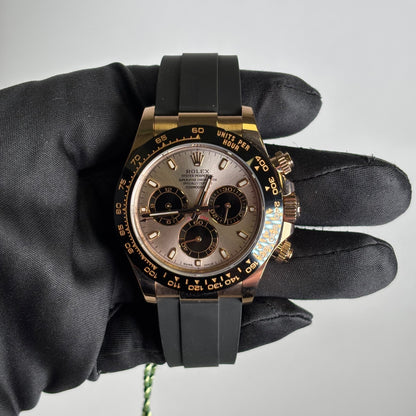 Rolex Daytona 40mm Pink Dial Watch Ref# 116515LN - Happy Jewelers Fine Jewelry Lifetime Warranty
