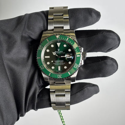 Rolex Submariner 40mm Green Dial Watch Ref# 116610LV - Happy Jewelers Fine Jewelry Lifetime Warranty