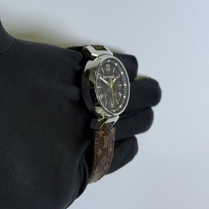 Louis Vuitton Tambour 38mm MOP Dial Watch Ref# Q11BA - Happy Jewelers Fine Jewelry Lifetime Warranty