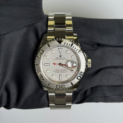 Rolex Yacht-Master 40mm Silver Dial Watch Ref# 16622 - Happy Jewelers Fine Jewelry Lifetime Warranty