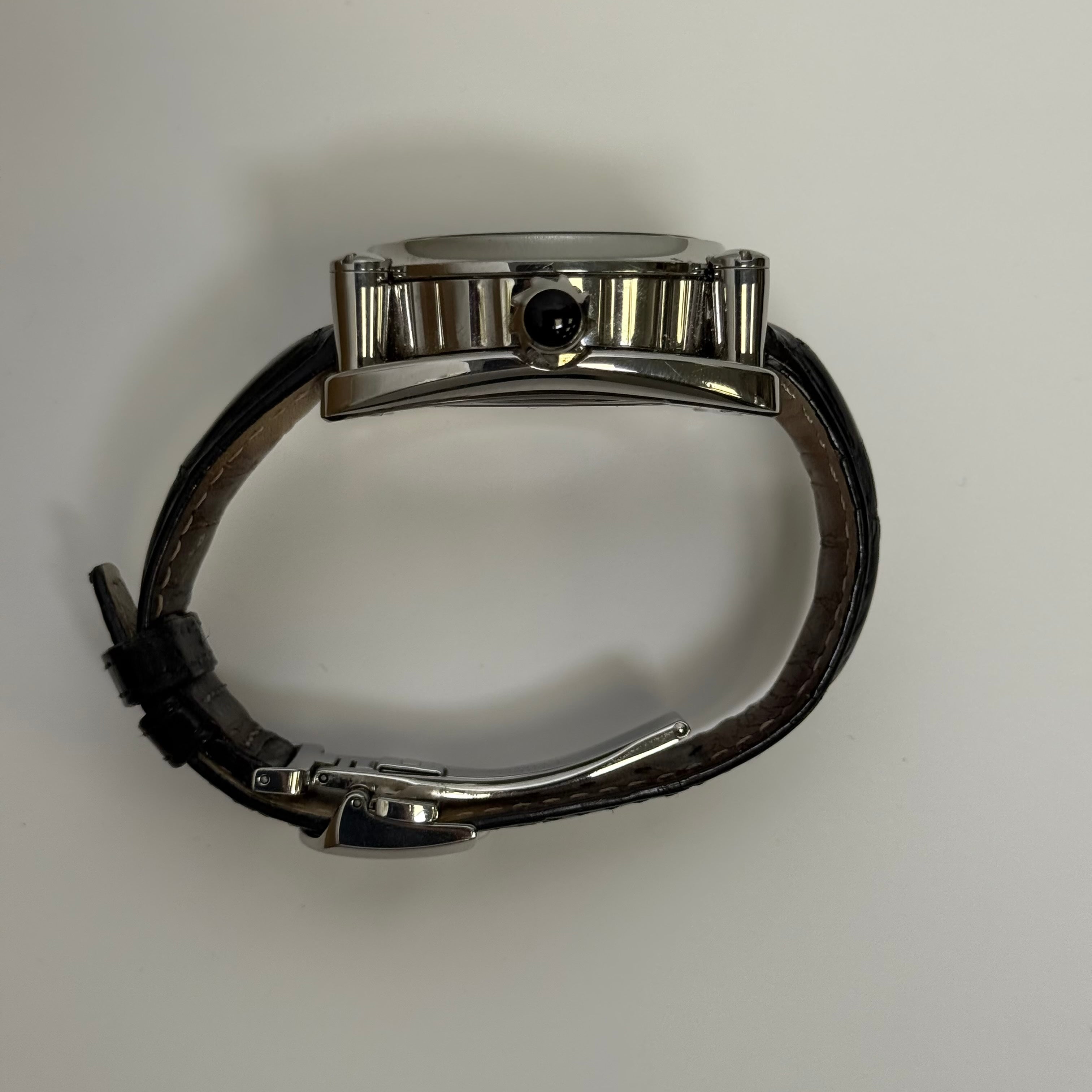 Seiko Galante 42mm Black Dial Watch Ref# 5R66-0AC1 - Happy Jewelers Fine Jewelry Lifetime Warranty