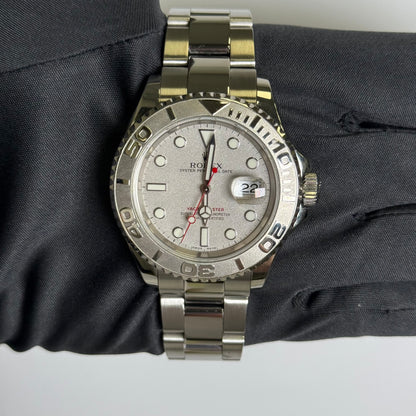 Rolex Yacht-Master 40mm Silver Dial Watch Ref# 16622 - Happy Jewelers Fine Jewelry Lifetime Warranty