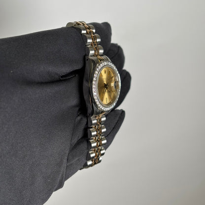 Rolex Datejust 26mm Champagne Dial Watch Ref# 69173 - Happy Jewelers Fine Jewelry Lifetime Warranty