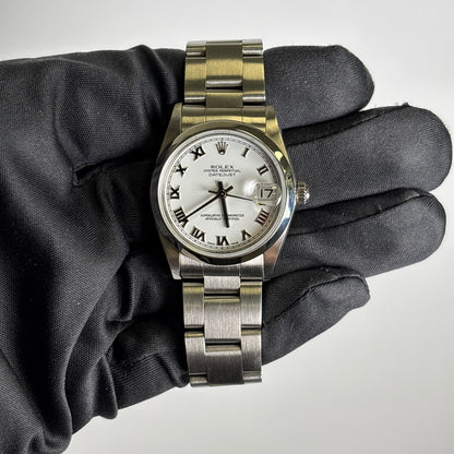 Rolex Datejust 31mm White Dial Watch Ref# 78240 - Happy Jewelers Fine Jewelry Lifetime Warranty