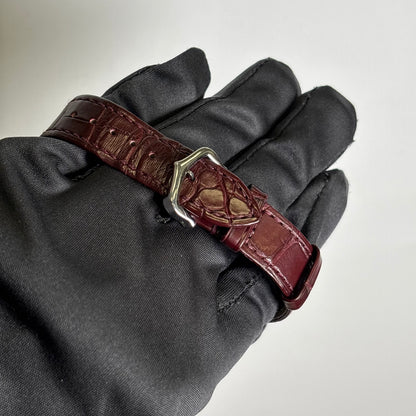 Cartier Tank 33mm Red Dial Watch Ref# WSTA0054 - Happy Jewelers Fine Jewelry Lifetime Warranty