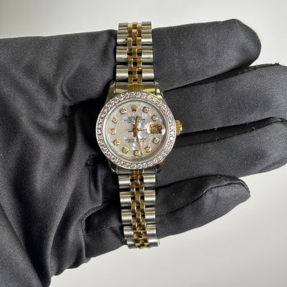 Rolex Datejust 26mm MOP Dial Watch Ref# 69173 - Happy Jewelers Fine Jewelry Lifetime Warranty