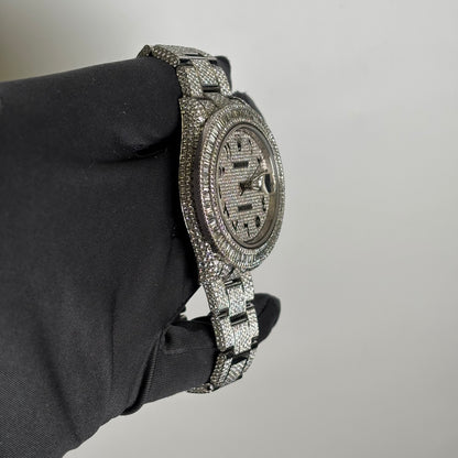 Rolex Datejust 41mm Pave Dial Watch Ref# 116300 - Happy Jewelers Fine Jewelry Lifetime Warranty
