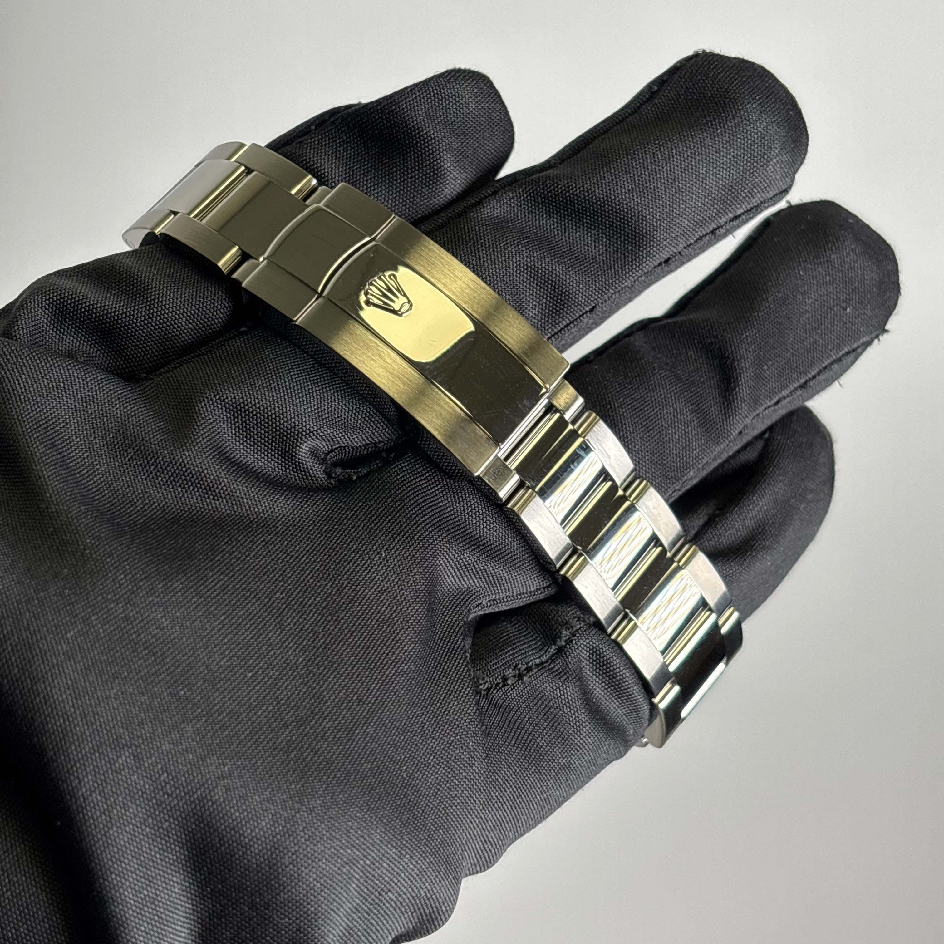 ジャニアイ 2008 CARD ROLEX MENS DATEJUST 116234 36MM BLACK 18K GOLD STEEL