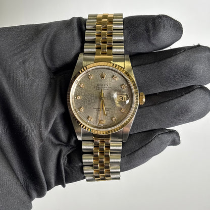 Rolex Datejust 36mm Silver Dial Watch Ref# 16233 - Happy Jewelers Fine Jewelry Lifetime Warranty