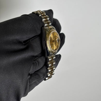 Rolex Datejust 26mm Champagne Dial Watch Ref# 69173 - Happy Jewelers Fine Jewelry Lifetime Warranty