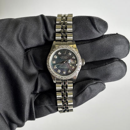 Rolex Datejust 26mm MOP Dial Watch Ref# 69174 - Happy Jewelers Fine Jewelry Lifetime Warranty
