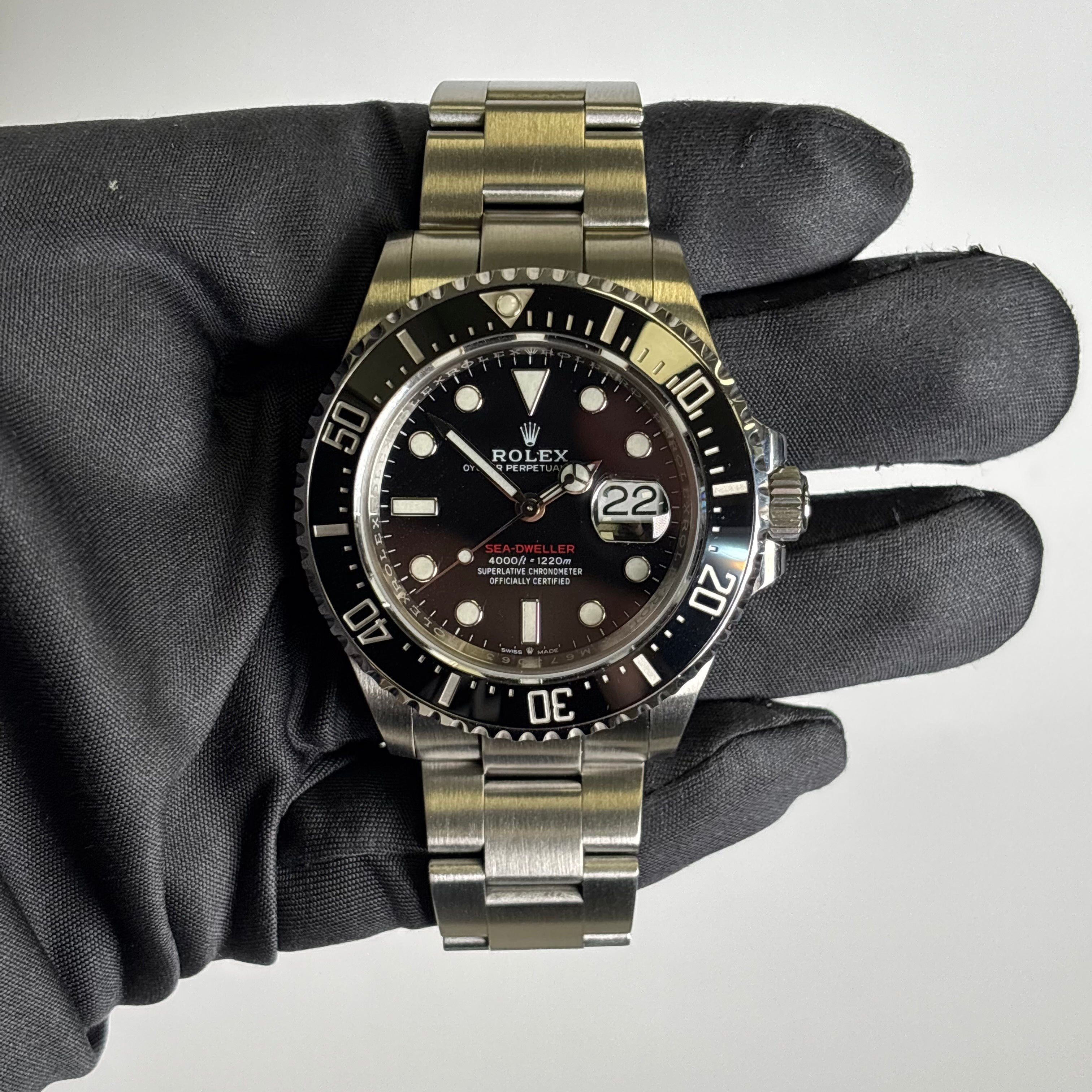 Rolex Sea-Dweller 43mm Black Dial Watch Ref# 126600 - Happy Jewelers Fine Jewelry Lifetime Warranty