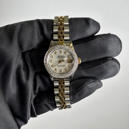 Rolex Datejust 26mm MOP Dial Watch Ref# 69173 - Happy Jewelers Fine Jewelry Lifetime Warranty