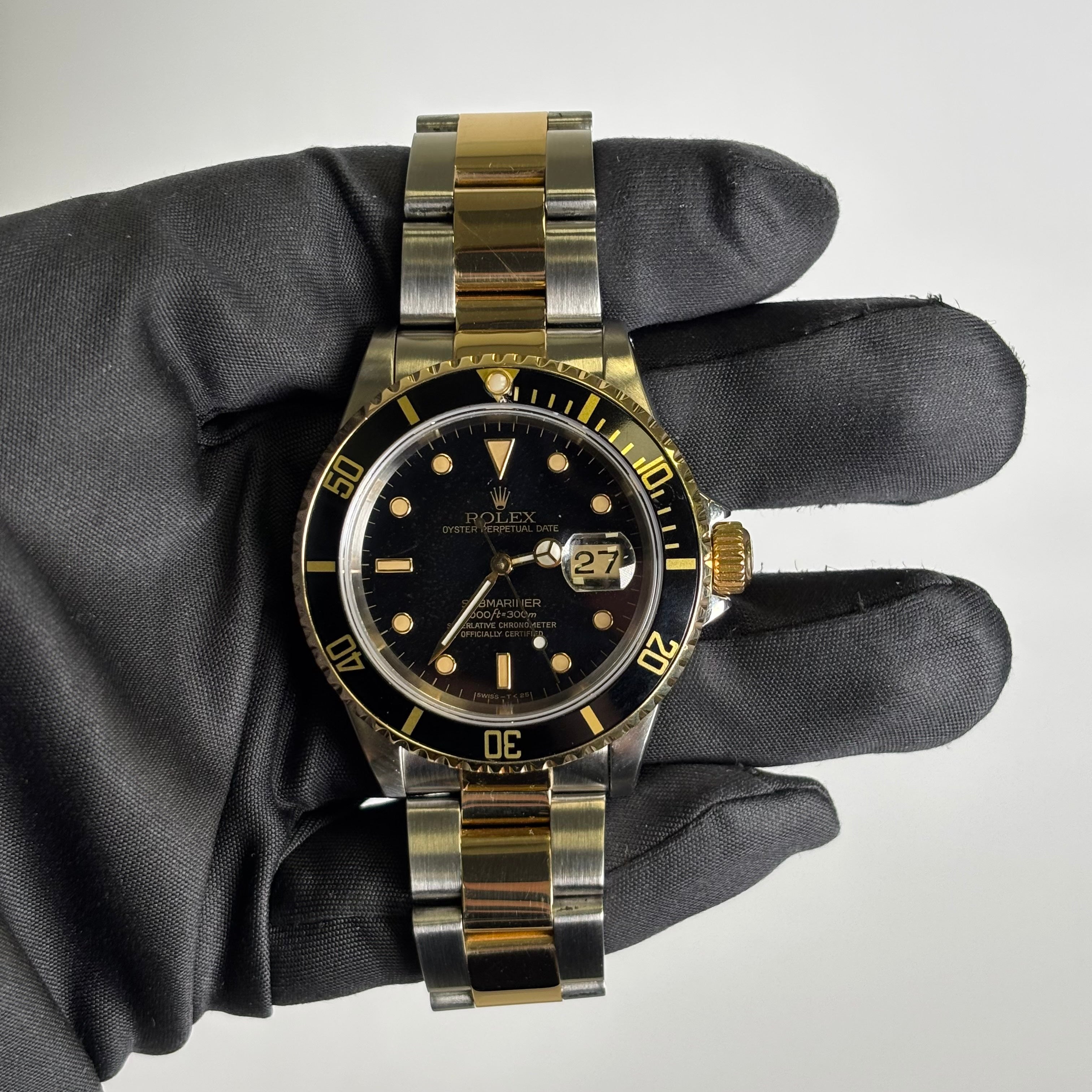 Rolex Submariner 40mm Black Dial Watch Ref# 16613 - Happy Jewelers Fine Jewelry Lifetime Warranty