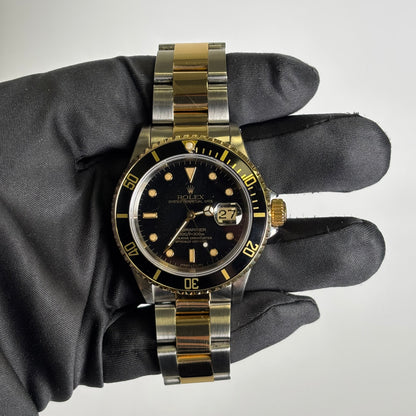 Rolex Submariner 40mm Black Dial Watch Ref# 16613 - Happy Jewelers Fine Jewelry Lifetime Warranty