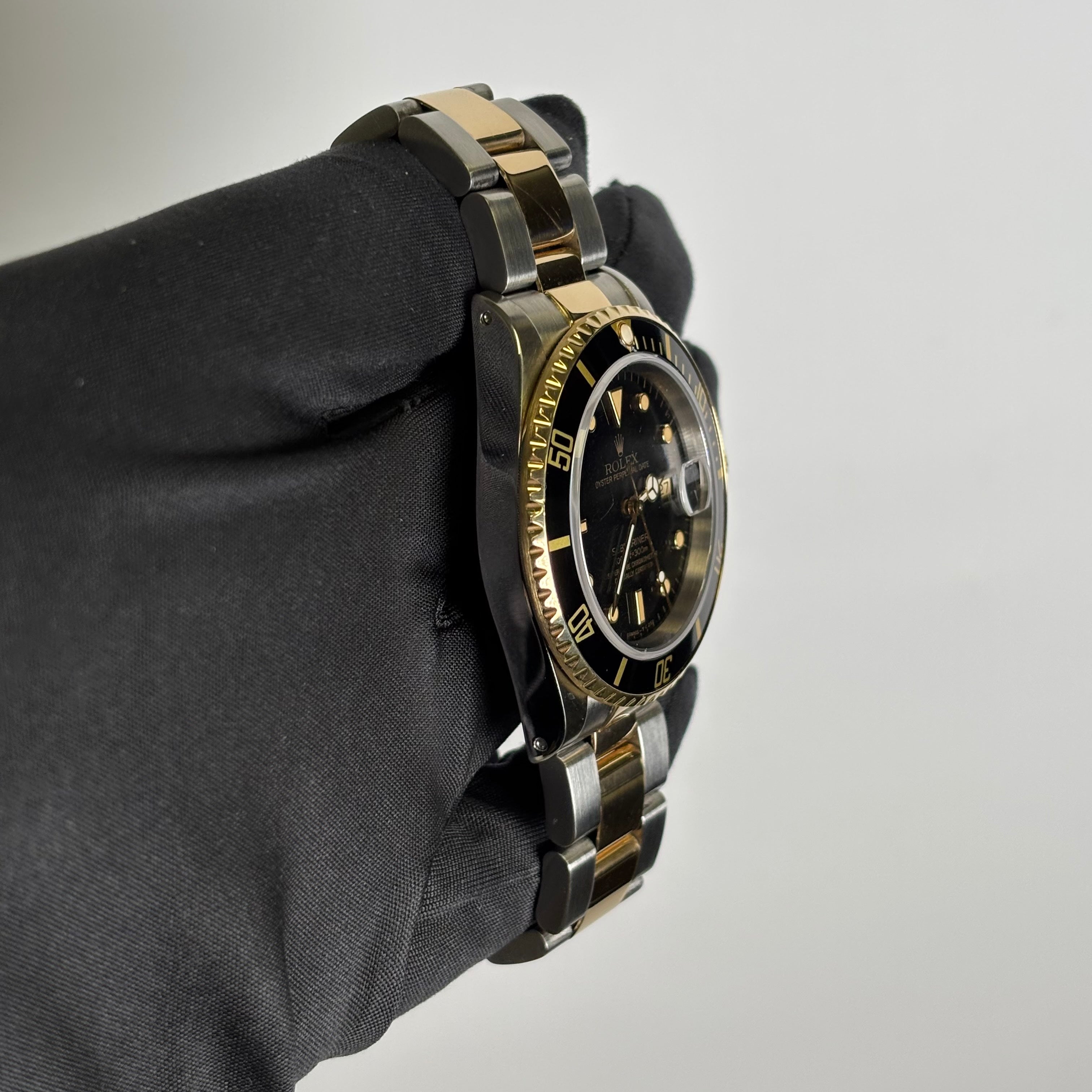 Rolex Submariner 40mm Black Dial Watch Ref# 16613 - Happy Jewelers Fine Jewelry Lifetime Warranty