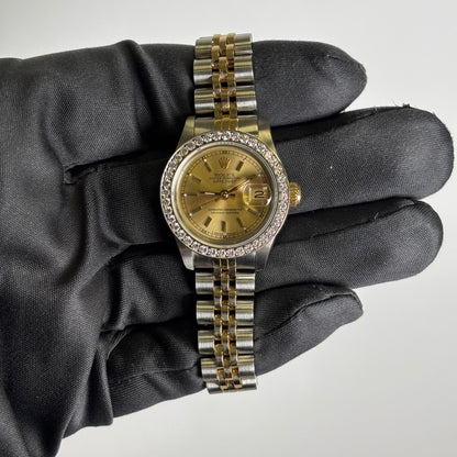 Rolex Datejust 26mm Champagne Dial Watch Ref# 69173 - Happy Jewelers Fine Jewelry Lifetime Warranty