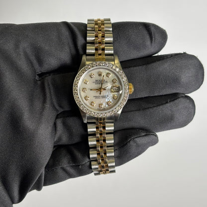 Rolex Datejust 26mm MOP Dial Watch Ref# 69173 - Happy Jewelers Fine Jewelry Lifetime Warranty