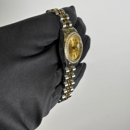 Rolex Datejust 26mm Champagne Dial Watch Ref# 69173 - Happy Jewelers Fine Jewelry Lifetime Warranty