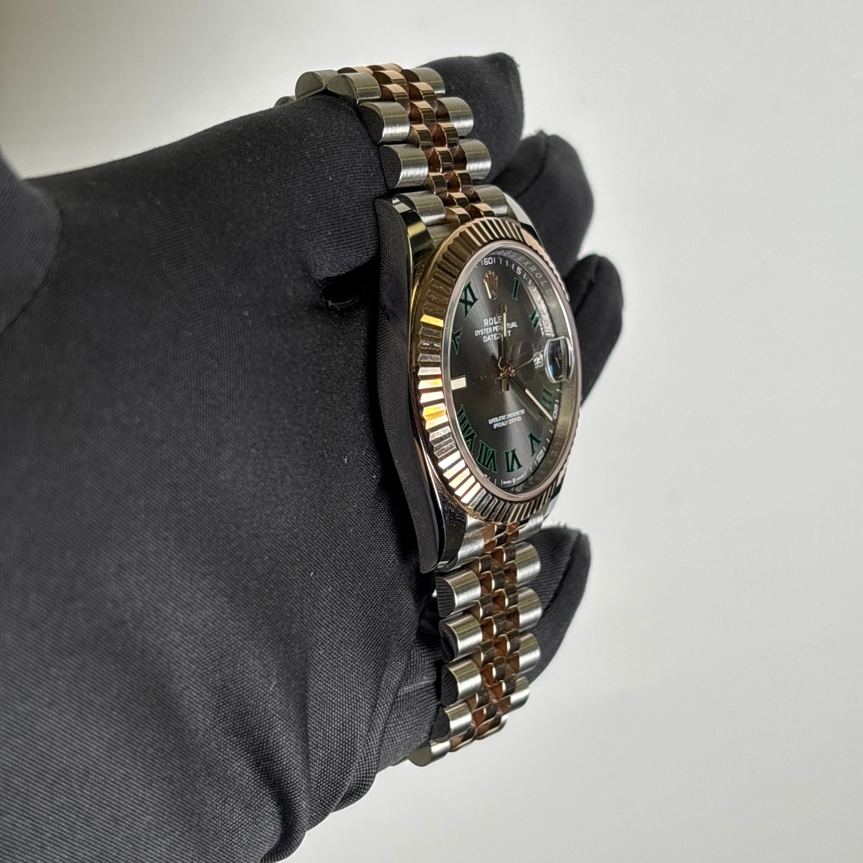 Rolex Datejust 41mm Wimbledon Dial Watch Ref# 126331 - Happy Jewelers Fine Jewelry Lifetime Warranty