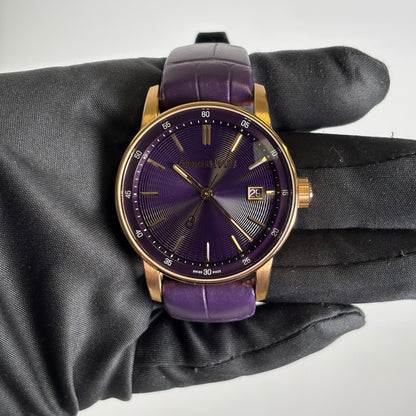 Audemars Piguet Code 11.59 41mm Purple Dial Watch Ref# 15210OR.OO.A616CR.01 - Happy Jewelers Fine Jewelry Lifetime Warranty