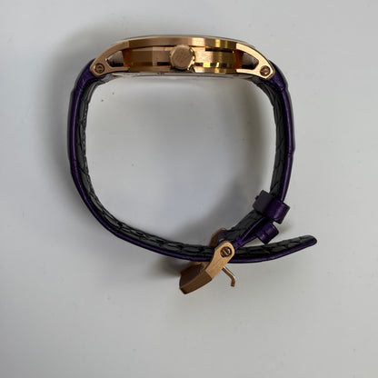 Audemars Piguet Code 11.59 41mm Purple Dial Watch Ref# 15210OR.OO.A616CR.01 - Happy Jewelers Fine Jewelry Lifetime Warranty