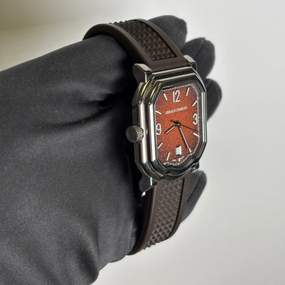 Gerald Charles Sport 39mm Brown Dial Watch Ref# GC2.0-TX-TN-08-GR - Happy Jewelers Fine Jewelry Lifetime Warranty