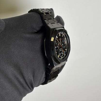 Audemars Piguet Royal Oak 41mm Black Dial Watch Ref# 26240CE.OO.1225CE.02 - Happy Jewelers Fine Jewelry Lifetime Warranty
