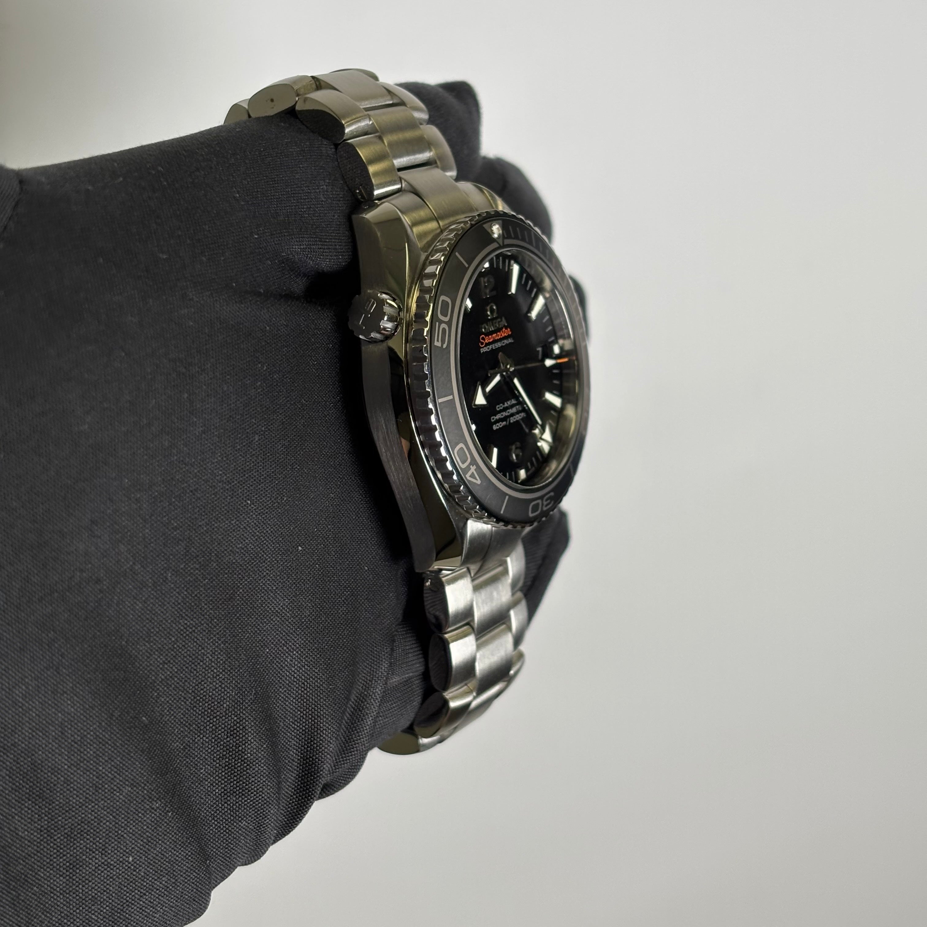 Omega Seamaster 42mm Black Dial Watch Ref# 232.30.42.21.01.006 - Happy Jewelers Fine Jewelry Lifetime Warranty
