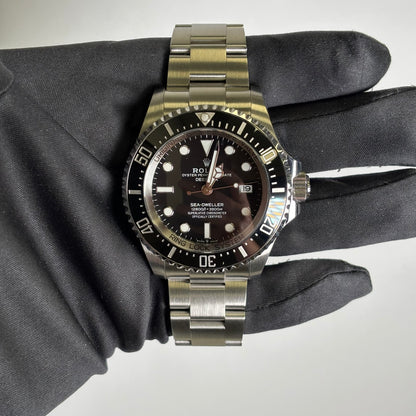 Rolex Sea-Dweller 44mm Black Dial Watch Ref# 136660 - Happy Jewelers Fine Jewelry Lifetime Warranty