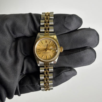 Rolex Datejust 26mm Champagne Dial Watch Ref# 69173 - Happy Jewelers Fine Jewelry Lifetime Warranty