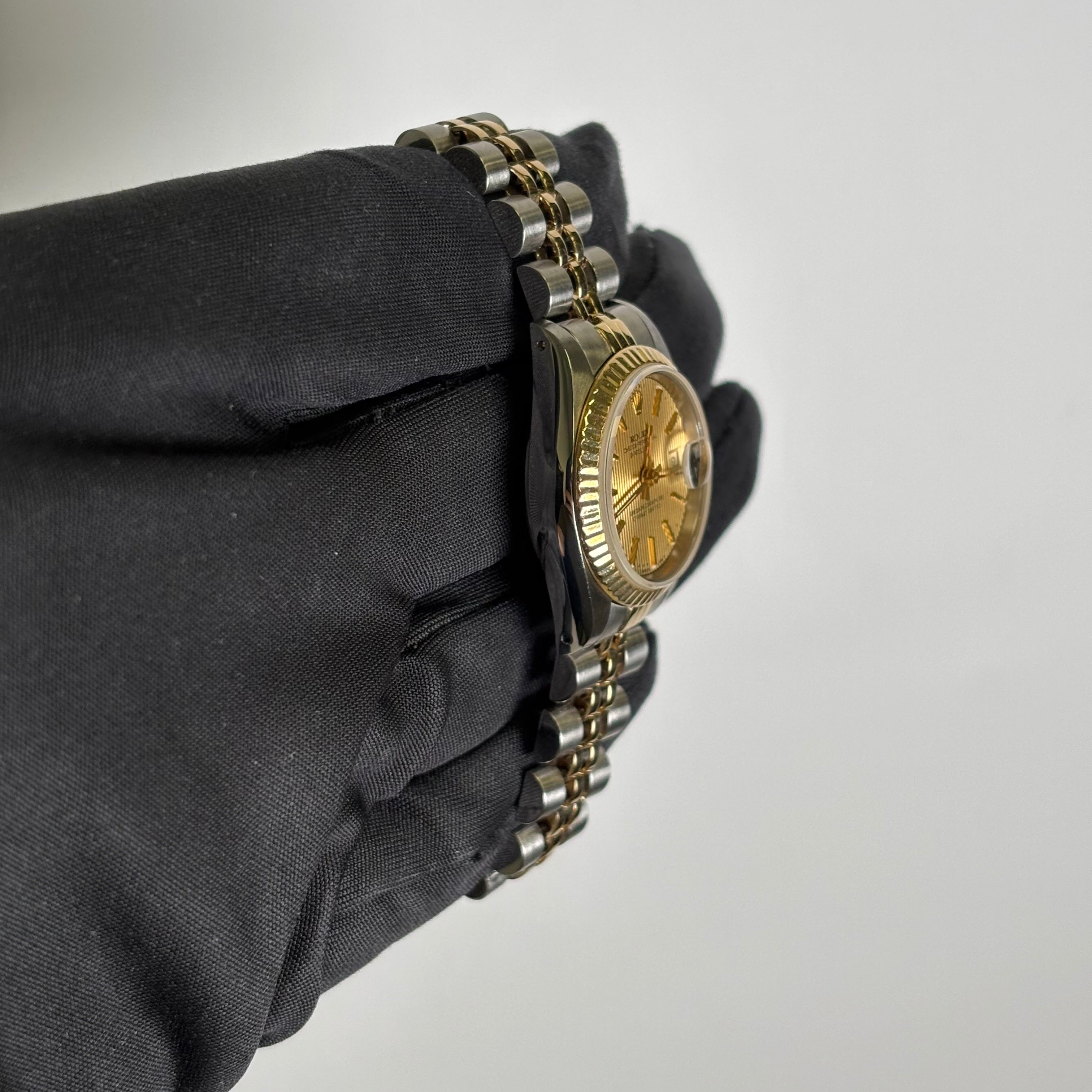 Rolex Datejust 26mm Champagne Dial Watch Ref# 69173 - Happy Jewelers Fine Jewelry Lifetime Warranty