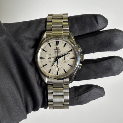 Omega Seamaster 42.2mm White Dial Watch Ref# 2512.30.00 - Happy Jewelers Fine Jewelry Lifetime Warranty