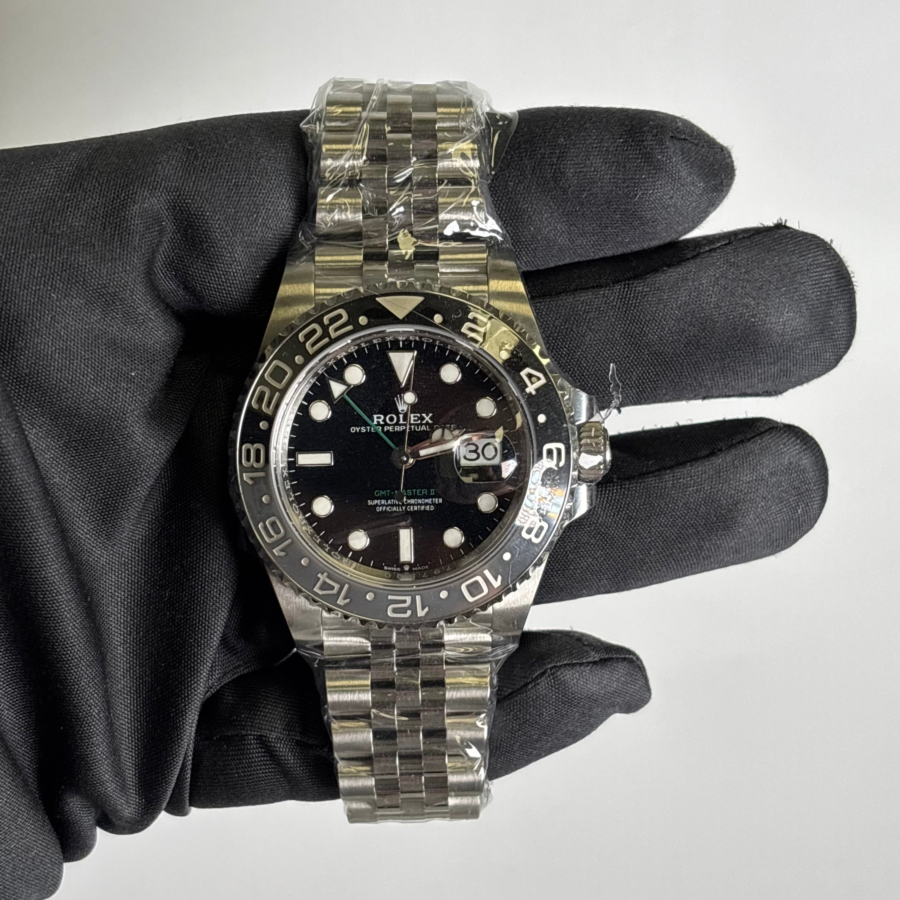 Rolex GMT-Master II 40mm Black Dial Ref# 126710GRNR - Happy Jewelers Fine Jewelry Lifetime Warranty