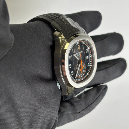 Patek Philippe Aquanaut 42mm Grey Dial Watch Ref# 5968A-001 - Happy Jewelers Fine Jewelry Lifetime Warranty