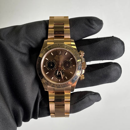 Rolex Daytona 40mm Chocolate Dial Watch Ref# 126505 - Happy Jewelers Fine Jewelry Lifetime Warranty