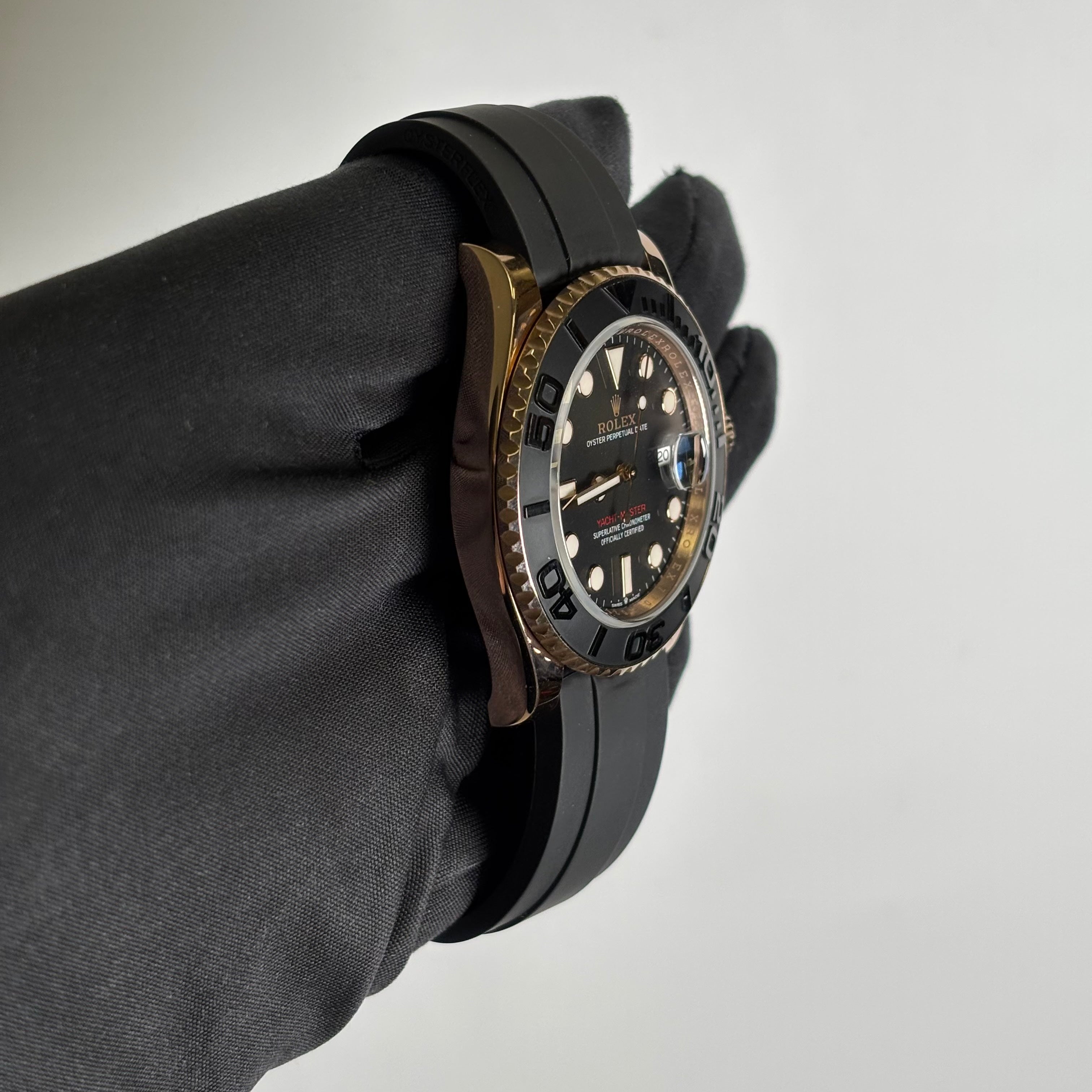 Rolex Yacht-Master 40mm Black Dial Watch Ref# 126655 - Happy Jewelers Fine Jewelry Lifetime Warranty