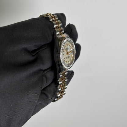 Rolex Datejust 26mm MOP Dial Watch Ref# 69173 - Happy Jewelers Fine Jewelry Lifetime Warranty