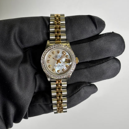 Rolex Datejust 26mm MOP Dial Watch Ref# 69173 - Happy Jewelers Fine Jewelry Lifetime Warranty